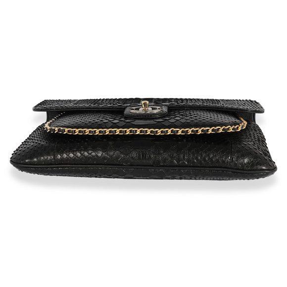 Chanel Black Python Unchained Clutch - Picture 3 of 7